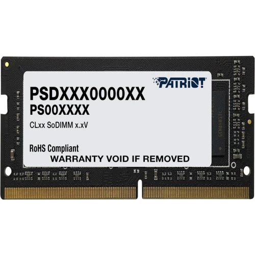 Patriot Memory Signature Line Series DDR4 16GB (1 x 16GB) 3200MHz SODIMM (1 Rank Single-Sided Module) Laptop RAM