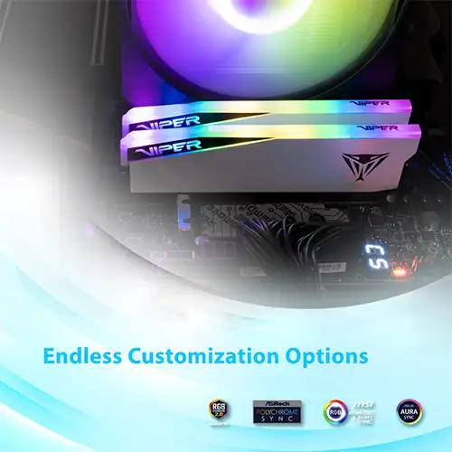 Patriot Viper Elite 5  16GB DDR5 5600MHz CL38 RGB Desktop RAM
