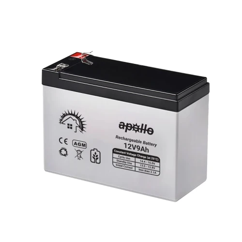 Apollo 12V 9Ah AGM Battery