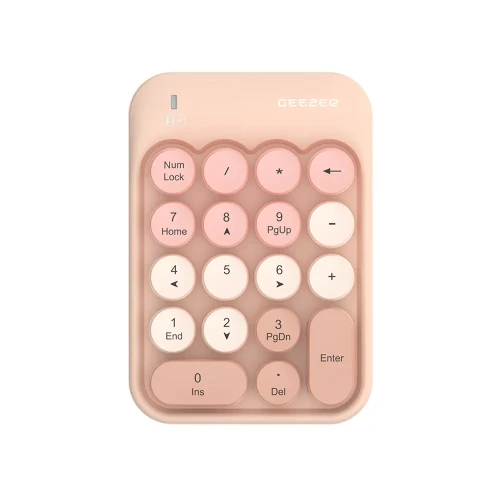 GEEZER Z5 2.4 Wireless Numeric Keypad Small Cute and Colourful