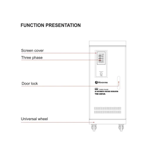 Hinorms TNS 15KVA Three Phase Automatic Voltage Regulator