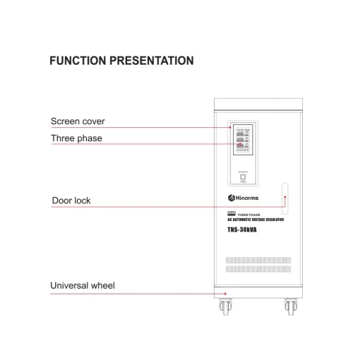 Hinorms TNS 30KVA Three Phase Automatic Voltage Regulator