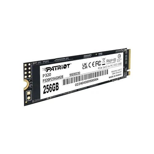 Patriot P320 256GB PCIe Gen 3x4 M.2 2280 SSD
